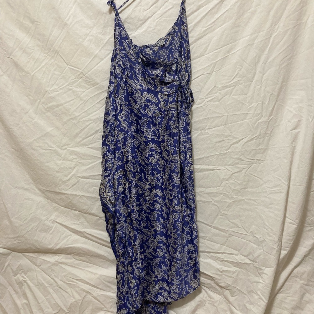 Blue Floral Women's Dress